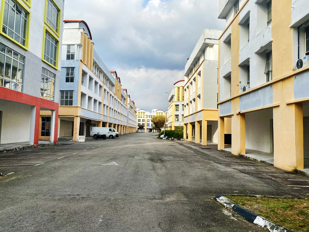 ゴーストタウンの様子