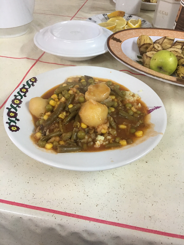 イブラヒムじいさんの手料理