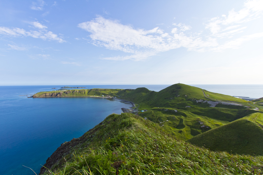 礼文島ゴロタ岬山頂