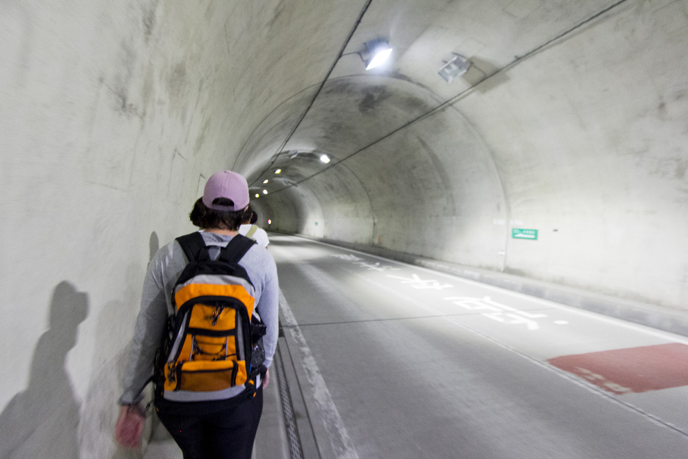礼文島桃岩トンネル