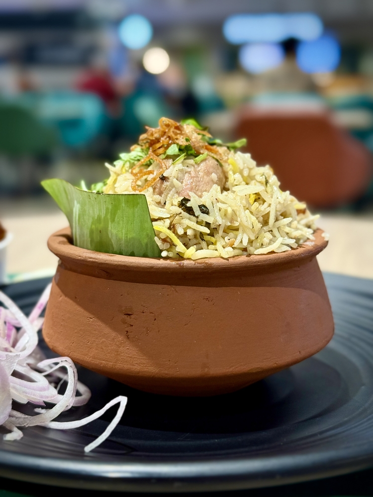 フードコートで食べたビリヤニ