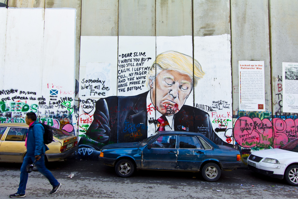 第一次トランプ政権時の落書