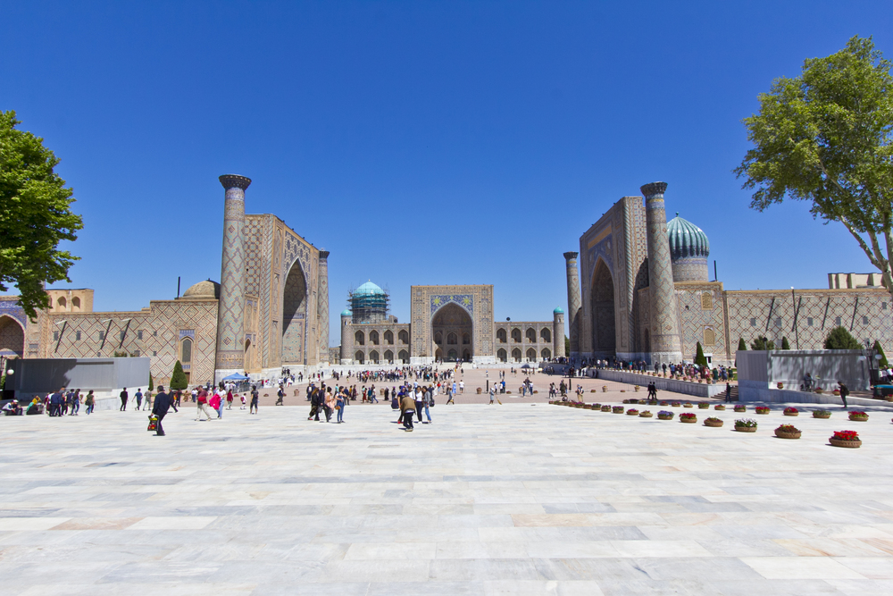 サマルカンドレギスタン広場