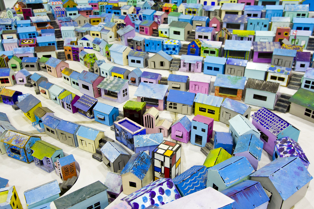 甘川文化村の模型