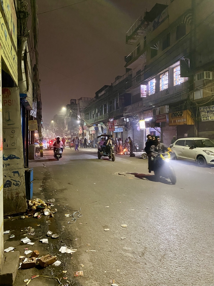 深夜のオールドデリー