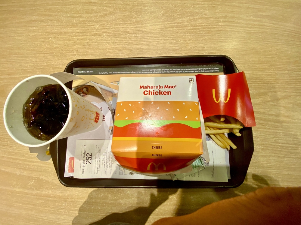 インドのマクドナルド、マハラジャバーガー