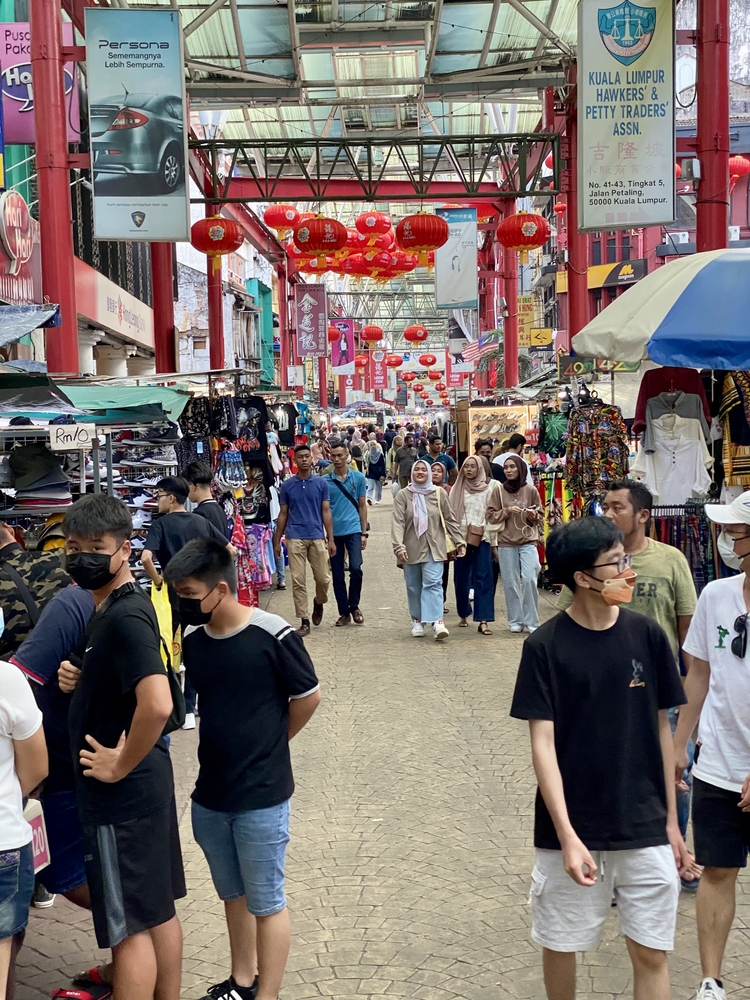 ペタリンストリートのアーケード