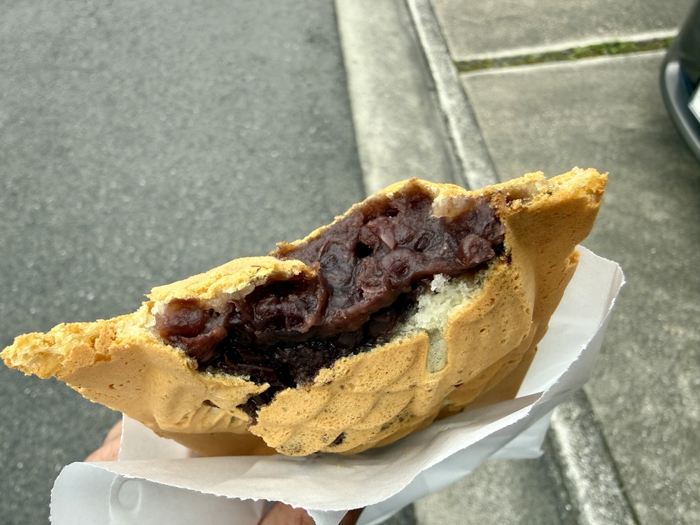 餡子たっぷりタイ焼き