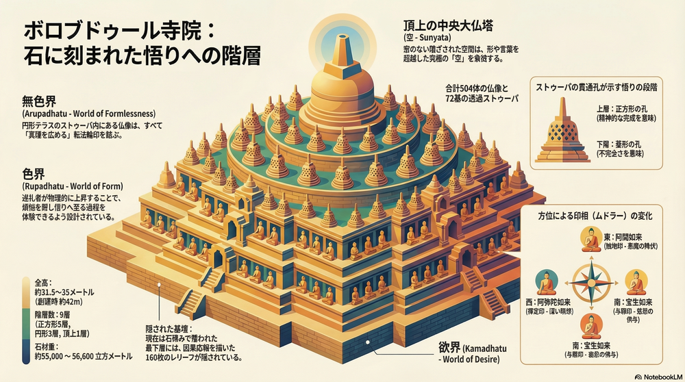 図解ボロブドゥール寺院